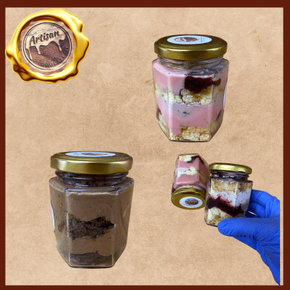 DESSERTS IN JARS SET OF FOUR