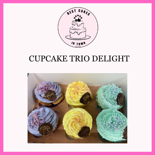 Cupcake Trio Delight