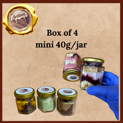 DESSERTS IN JARS SET OF FOUR