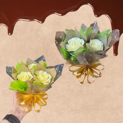 Floral cupcakes pack of 3