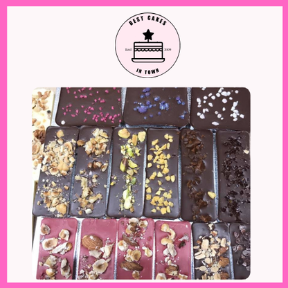 Artisan Chocolate Bars with Roasted  Nuts