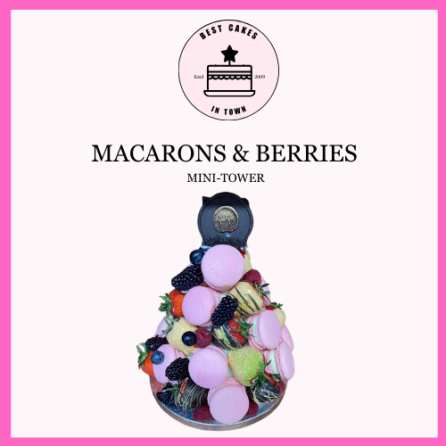 ART-BAKERY MACARONS & BERRIES TOWER