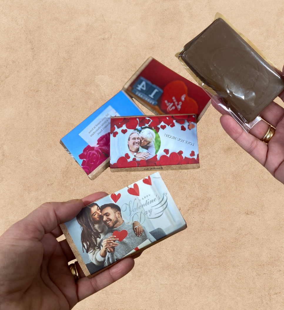 Personalised chocolate bar